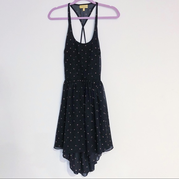 SOLD Princess by Vera Wang heart print mini dress - Picture 2 of 5